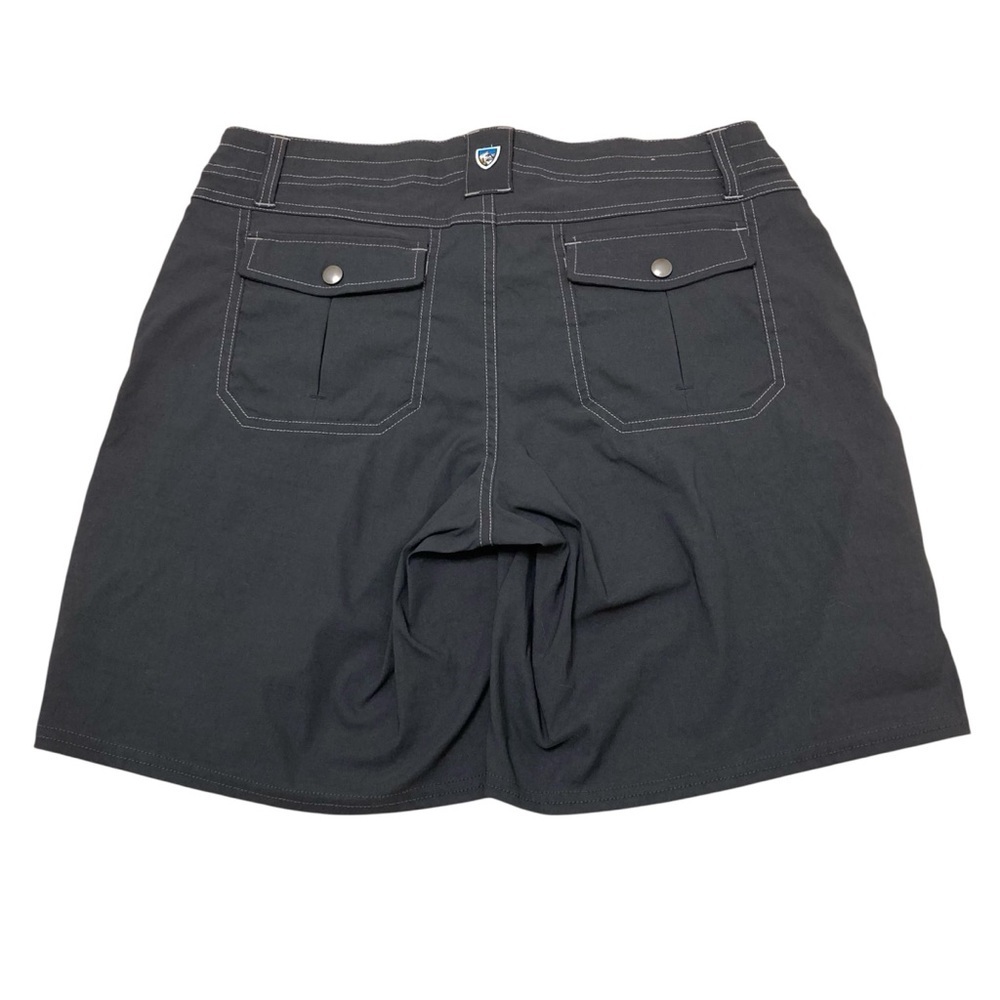 Kuhl Kliffside Air Roll Up Shorts Outdoor Hiking Gray Low Rise Women 10 Gorpcore - Picture 5 of 9